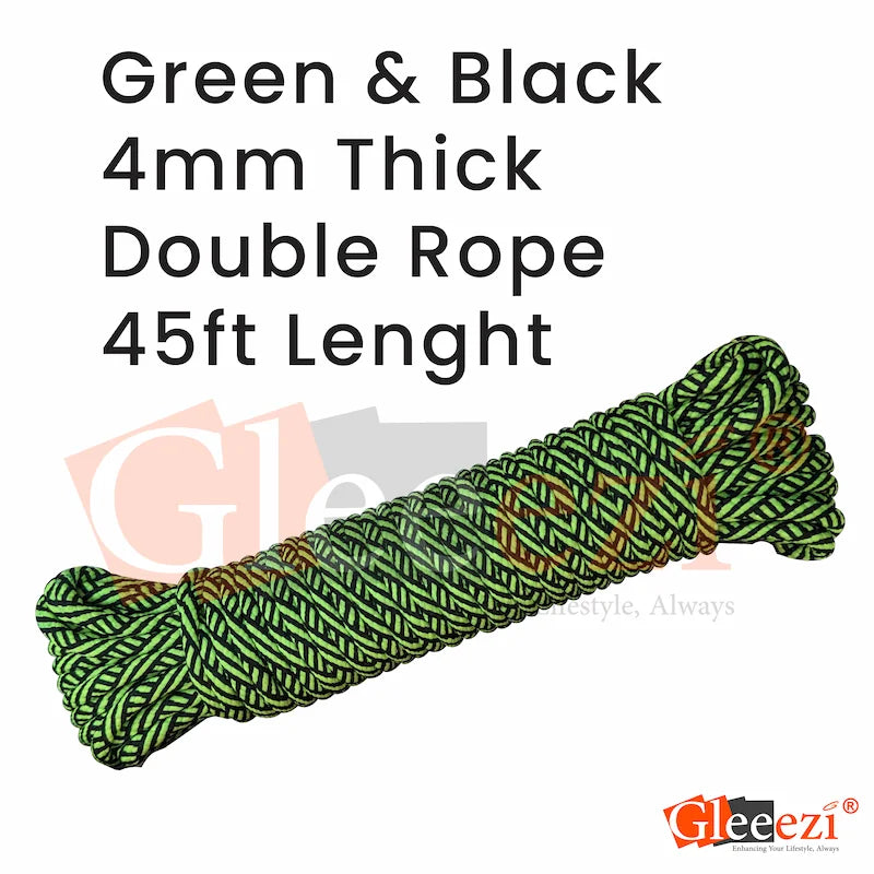Green and black cloth hanging rope - gleeezi