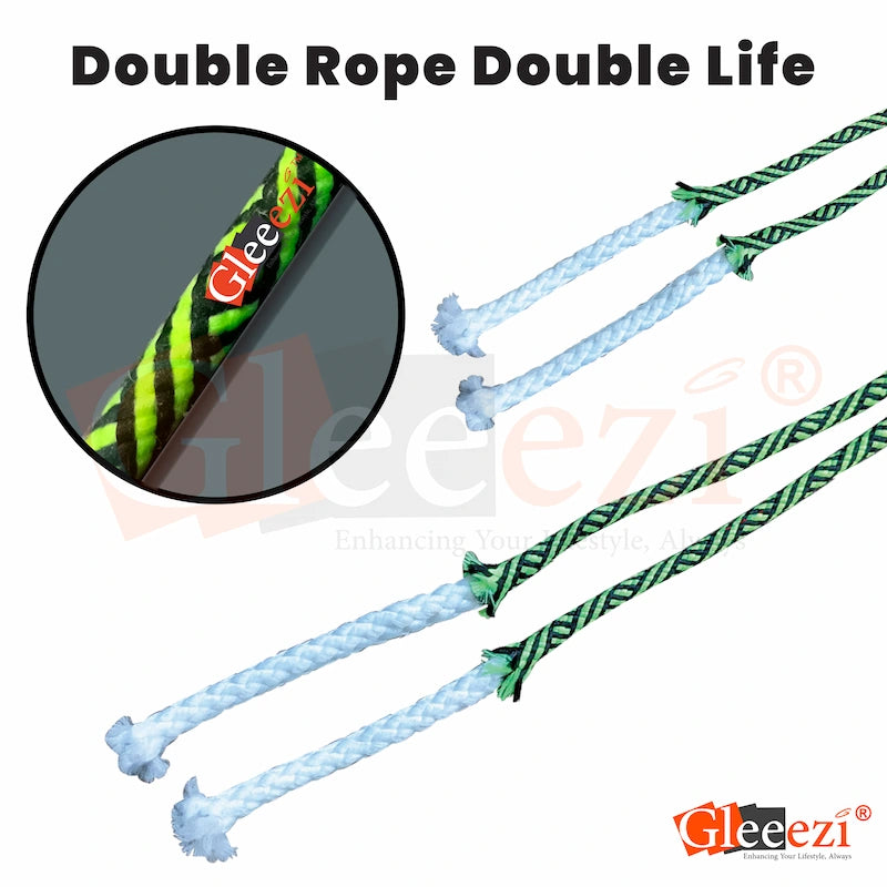 Gleeezi paracord with close-up of brand logo on a white background