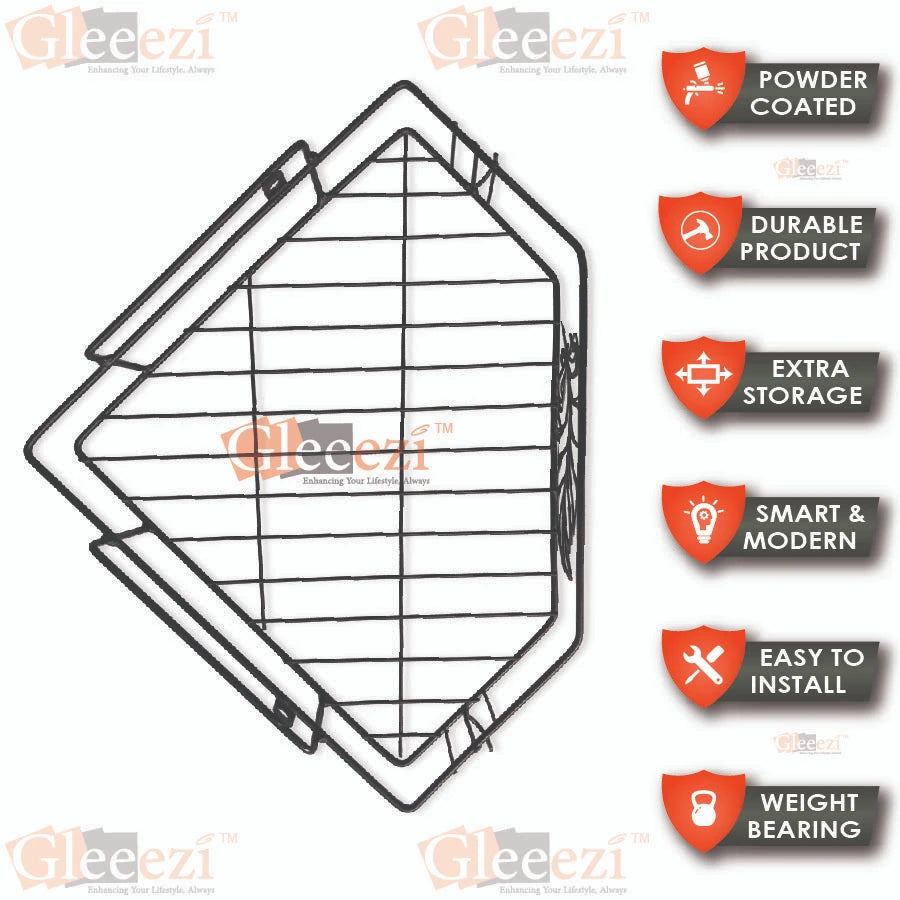 Multi-Purpose Corner Rack for Kitchen & Indoor Spaces