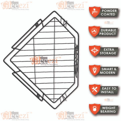 Multi-Purpose Corner Rack for Kitchen & Indoor Spaces