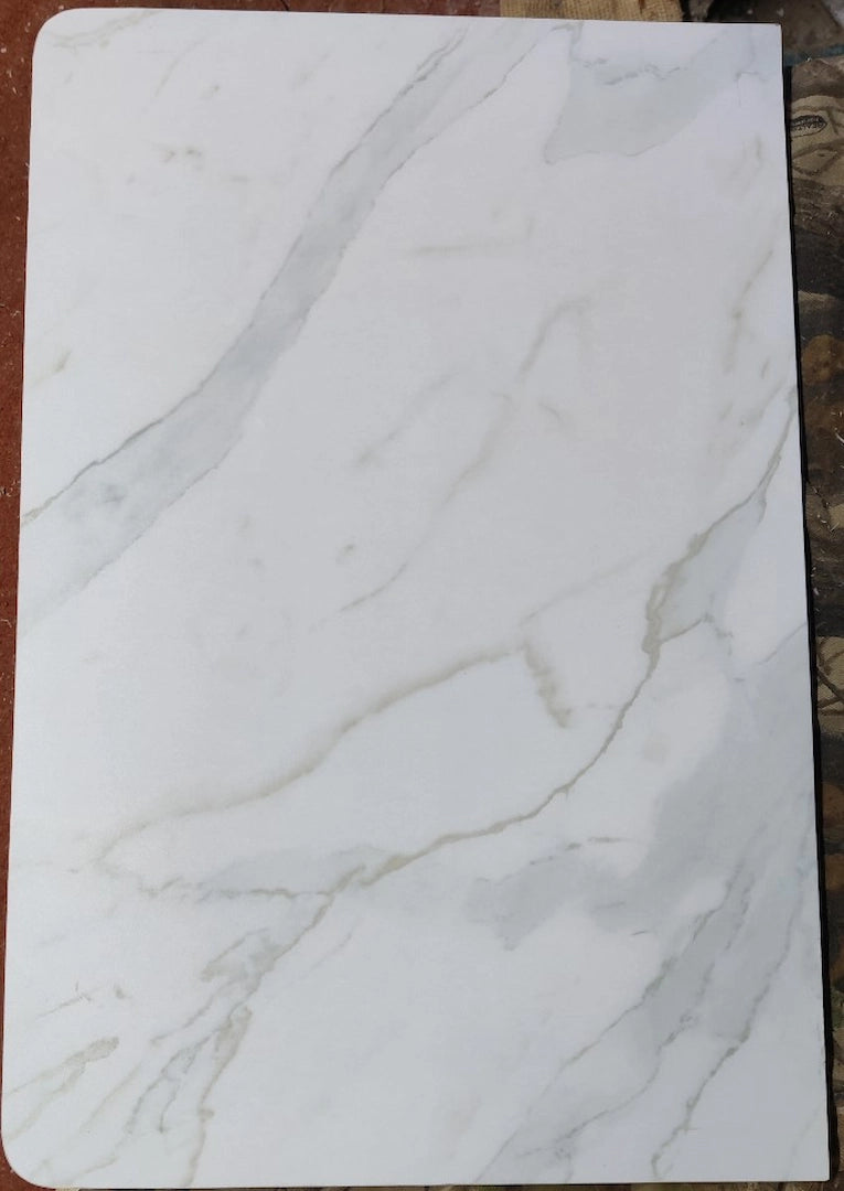 Marble-patterned wooden foldable table in pakistan