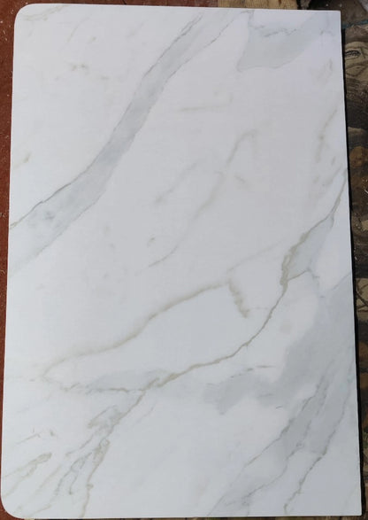Marble-patterned wooden foldable table in pakistan